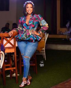 Miss Maliaka 2019 Joselyn Dumas African Print Blazer - Ginna Online Miss Maliaka 2019 Joselyn Dumas African Print Blazer - Ginna Online