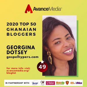 Sista Ginna listed among TOP 50 Ghanaian Bloggers for 2020 — Check Full List