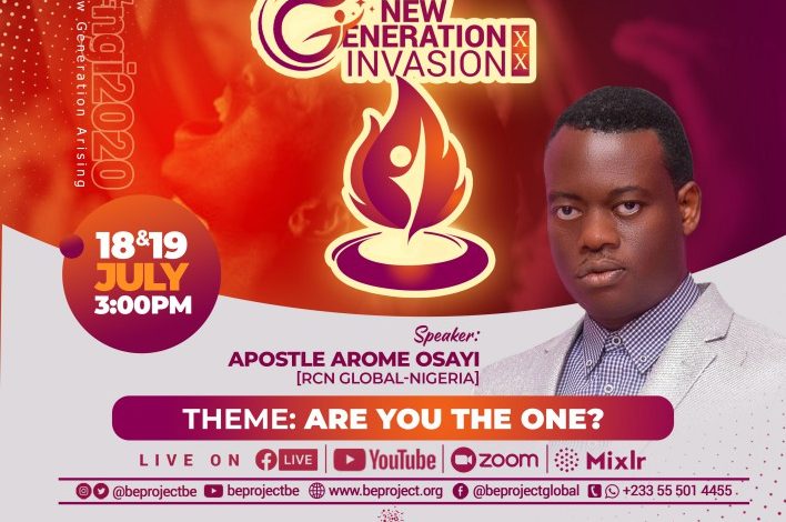 NEW GENERATION INVASION 2020 EDITION WITH APOSTLE AROME OSAYI