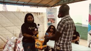 Organizers of "Women in Worship" donate items to Teshie Orphanage Home
