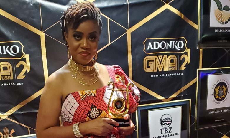 MAUREEN BINIYAM WINS US BASED UNCOVERED ARTISTE OF THE YEAR AT GHANA MUSIC AWARDS US