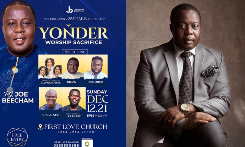 RENOWNED GOSPEL LEGEND, PS JOE BEECHAM MARKS SILVER JUBILEE IN ACTIVE MINISTRY WITH ‘YONDER’ CONCERT THIS SUNDAY!