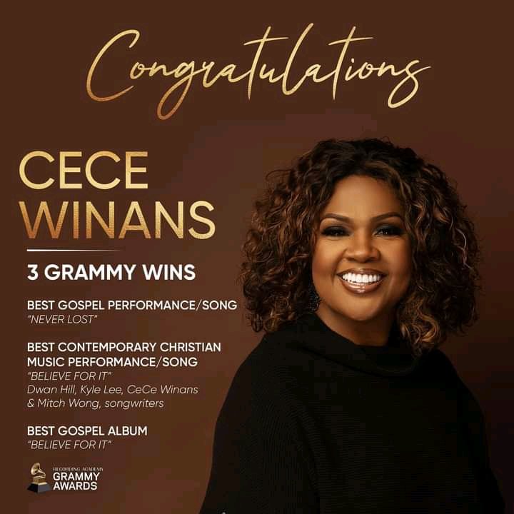 Video: CeCe Winans Wins 3 GRAMMY Awards