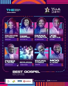 PEREZ MUSIK BAGS SIX VGMA 2023 NOMINATIONS INCLUDING BEST GOSPEL ARTISTE OF THE YEAR.