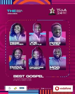 PEREZ MUSIK BAGS SIX VGMA 2023 NOMINATIONS INCLUDING BEST GOSPEL ARTISTE OF THE YEAR.