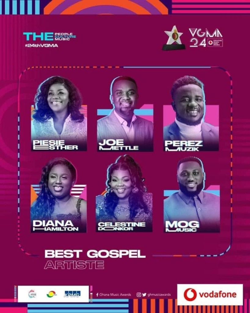 PEREZ MUSIK BAGS SIX VGMA 2023 NOMINATIONS INCLUDING BEST GOSPEL ARTISTE OF THE YEAR.