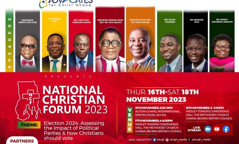 CHRISTIANS TO APPRAISE THE IMPACT OF POLITICAL PARTIES