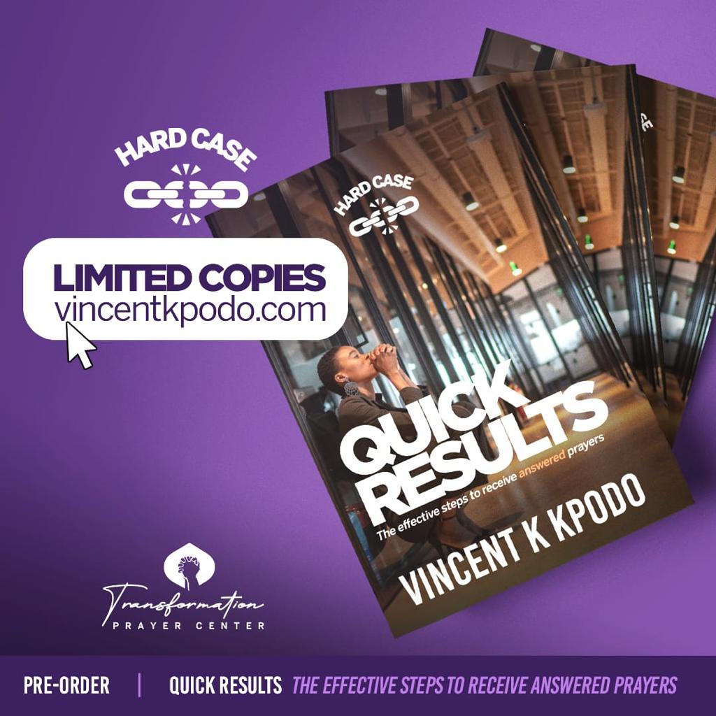 Vincent K. Kpodo Quick Results Book Released!