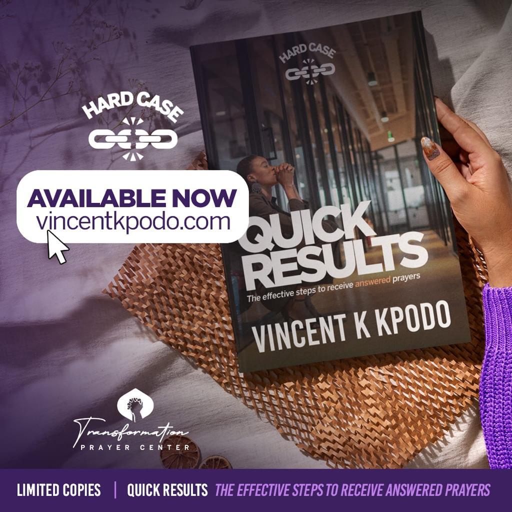 Vincent K. Kpodo Quick Results Book Released!